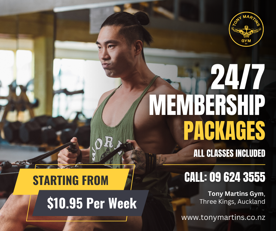 24/7 Gym & Fitness - Three Kings, Auckland | Tony Martins Gym